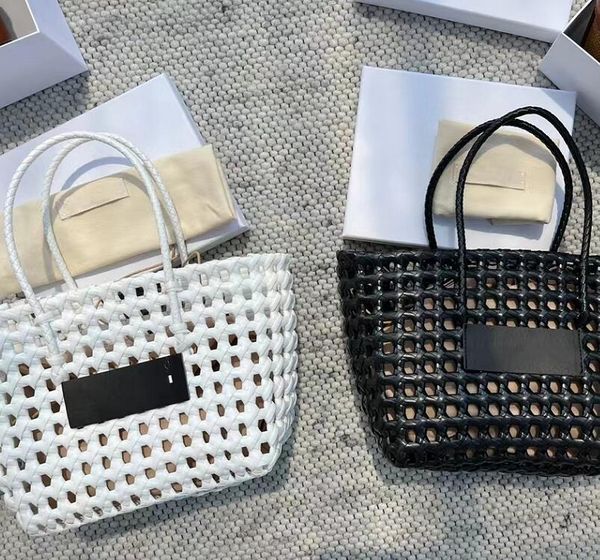 fashion leather braiding hollow out totes designer letter simple summer sand beach holiday shopping bags internal drawstring canvas bag desi
fashion leather braiding hollow out totes designer letter simple summer sand beach holiday shopping bags internal drawstring canvas bag desi