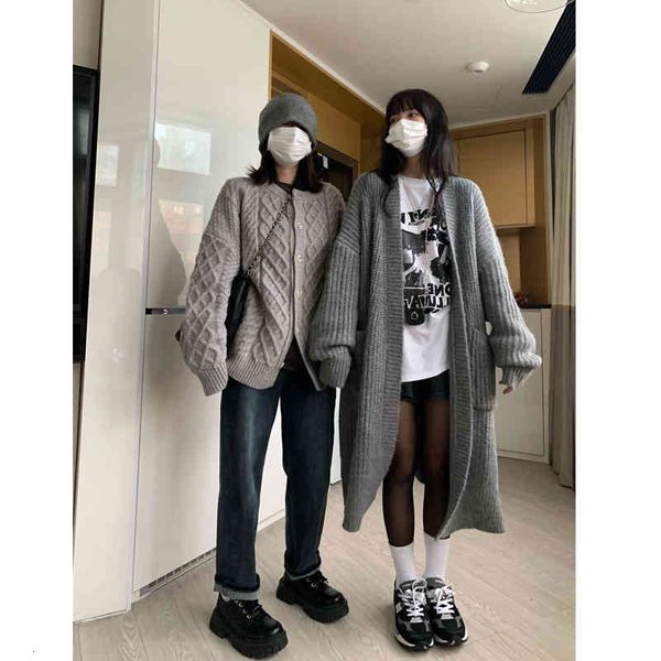 women's knits & tees large pocket long sweater coat cardigan korean basic casual women's products in autumn and winter bjil, White
women's knits & tees large pocket long sweater coat cardigan korean basic casual women's products in autumn and winter bjil, White