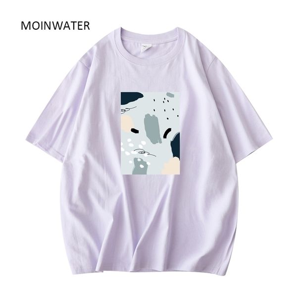 moinwater women summer t-shirts female cotton fashion print tees lady blue purple short sleeve t-shirt mt21026 220425, White
moinwater women summer t-shirts female cotton fashion print tees lady blue purple short sleeve t-shirt mt21026 220425, White