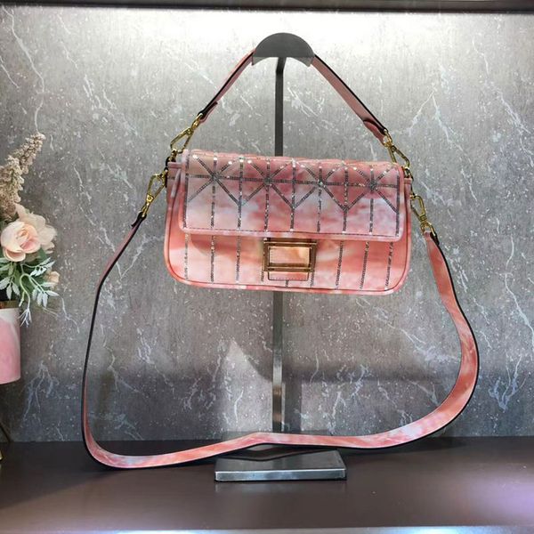 women crossbody bag baguette handbag purse sheepskin material genuine leather embroidered sequins flip magnetic buckle halo stained shoulder
women crossbody bag baguette handbag purse sheepskin material genuine leather embroidered sequins flip magnetic buckle halo stained shoulder
