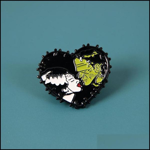 pinsbrooches jewelry sweet love bride enamel pin heart-shaped badge movie frankenstein fan collection gift personality couple jewelr dh1fq, Gray
pinsbrooches jewelry sweet love bride enamel pin heart-shaped badge movie frankenstein fan collection gift personality couple jewelr dh1fq, Gray
