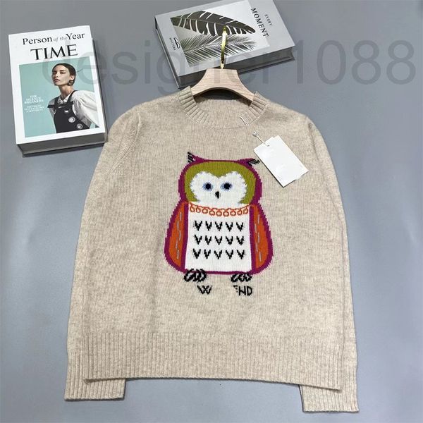 women's sweaters designer family owl pattern knitted round neck cashmere pullover long sleeved sweater women's 2022 autumn new s, White;black
women's sweaters designer family owl pattern knitted round neck cashmere pullover long sleeved sweater women's 2022 autumn new s, White;black