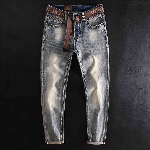 men's jeans fashionable men's jeans worn blue and yellow street fashion small feet micro elastic brand pants 8yv3
men's jeans fashionable men's jeans worn blue and yellow street fashion small feet micro elastic brand pants 8yv3