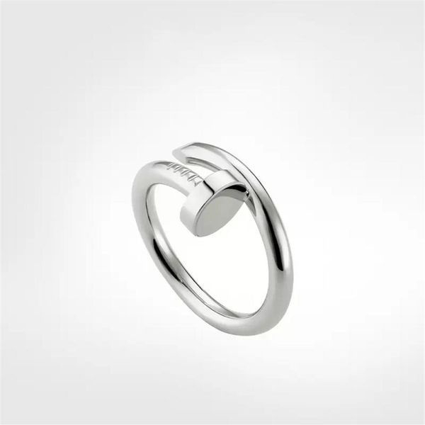 with box mens nail ring band diamonds designer luxury women rings jewelry couple lover finger circle rings good gift never fade no186j, Silver
with box mens nail ring band diamonds designer luxury women rings jewelry couple lover finger circle rings good gift never fade no186j, Silver