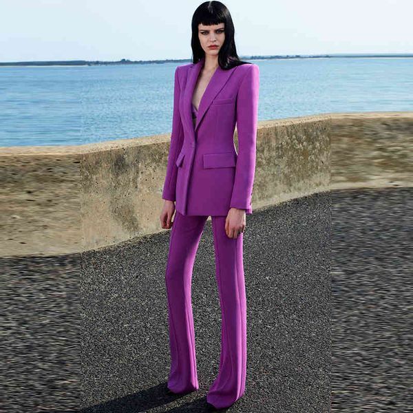 women's two piece pants 2022 star business wear fashion one button cloth medium length suit + flared pants two-piece set u2va, White
women's two piece pants 2022 star business wear fashion one button cloth medium length suit + flared pants two-piece set u2va, White