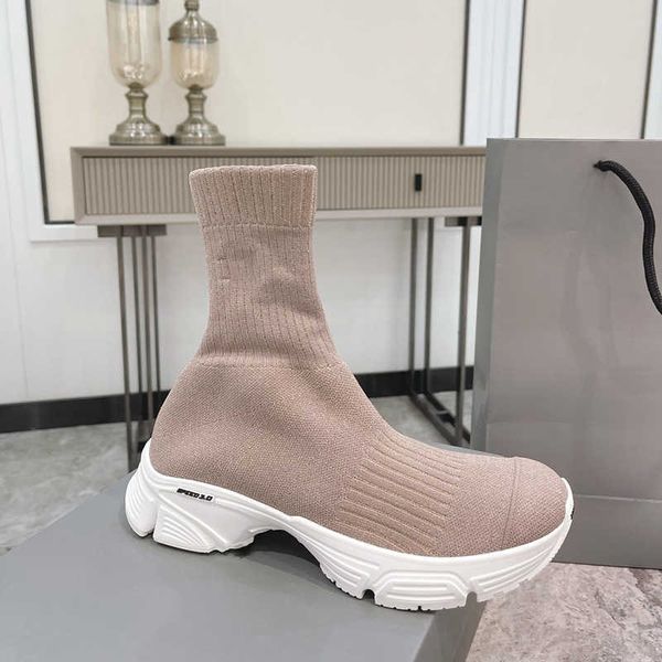 mens women speed trainers technical ankle boots recycled knit sneakers rubber bottom designer shoes with box eu35-44, Black
mens women speed trainers technical ankle boots recycled knit sneakers rubber bottom designer shoes with box eu35-44, Black