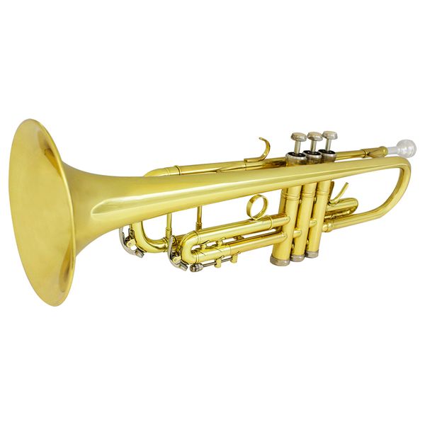 student trumpet golden trumpet bb b flat professional brass instrument large diameter horn with box mouthpiece
student trumpet golden trumpet bb b flat professional brass instrument large diameter horn with box mouthpiece