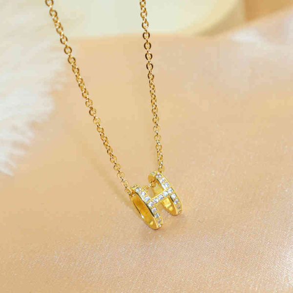 net red letter h diamond necklace 2022 new ins minority dign fashion titanium steel chain female, Silver
net red letter h diamond necklace 2022 new ins minority dign fashion titanium steel chain female, Silver
