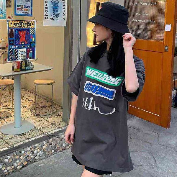 brand designer men's and women's t-shirt 22 new summer we11done signature short sleeved men's weldone women's loose coup, White
brand designer men's and women's t-shirt 22 new summer we11done signature short sleeved men's weldone women's loose coup, White