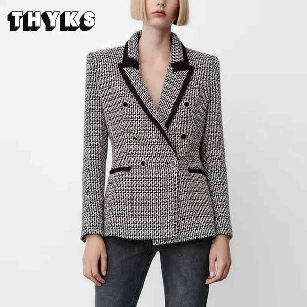 women jacket 2022 za tweed blazer office lady work suit casual jackets female business chic blazers traf outerwear elegant j220813, White;black
women jacket 2022 za tweed blazer office lady work suit casual jackets female business chic blazers traf outerwear elegant j220813, White;black