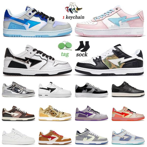 new bapestas mens women designer casual shoes baped sk8 sta platform pastel pink blue white silver black hajime sorayama union wheat red spo
new bapestas mens women designer casual shoes baped sk8 sta platform pastel pink blue white silver black hajime sorayama union wheat red spo