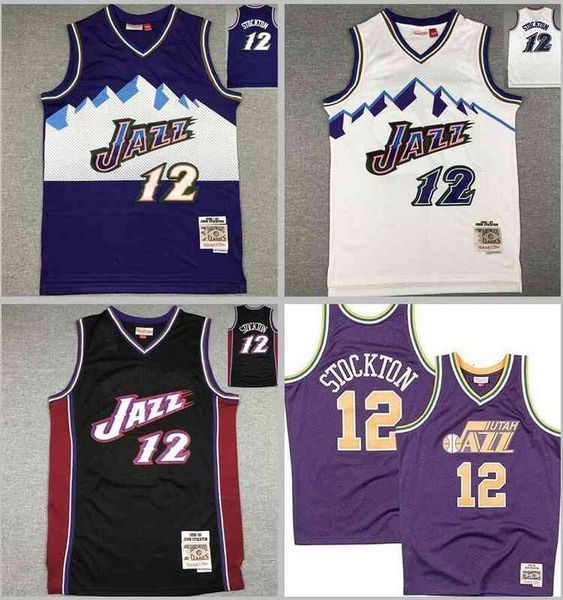 12 men s-2xl basketball jerseys john stockton mitchell & ness 1997-98 hardwoods classics retro jersey, Black
12 men s-2xl basketball jerseys john stockton mitchell & ness 1997-98 hardwoods classics retro jersey, Black