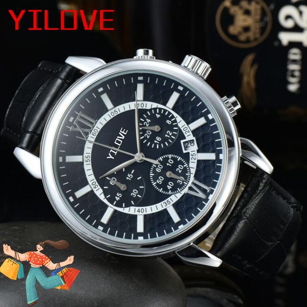 men's watch quartz movement pilot full dial working chronograph clock leather strap stainless steel case waterproof luxury wristwatch, Slivery;brown
men's watch quartz movement pilot full dial working chronograph clock leather strap stainless steel case waterproof luxury wristwatch, Slivery;brown