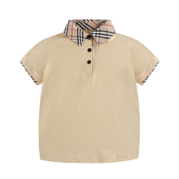 Fashion Boys Polo Shirts Solid Cotton Lapel Short Sleeve Little Boy Clothes Casual Toddler Summer Tops Kids Wear, Khaki
Fashion Boys Polo Shirts Solid Cotton Lapel Short Sleeve Little Boy Clothes Casual Toddler Summer Tops Kids Wear, Khaki