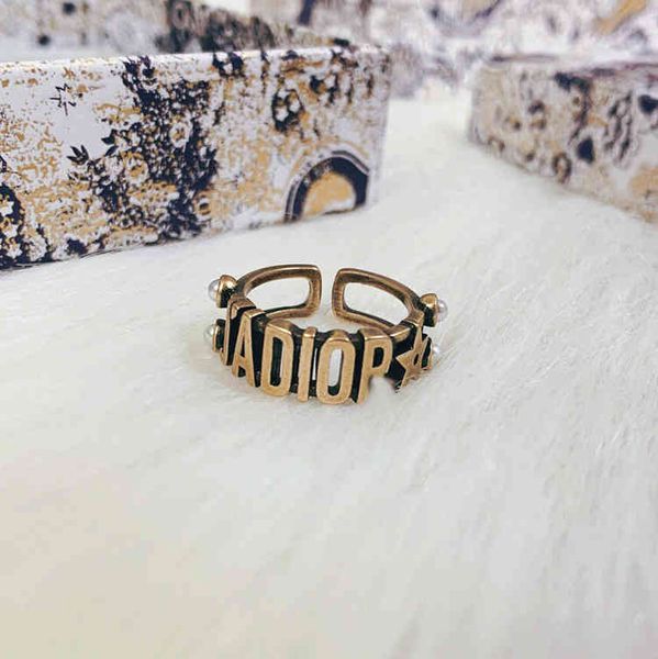 2022 factory wholesale new di home ring new brass inlaid diamond hollowed out old opening adjustable ring, Silver
2022 factory wholesale new di home ring new brass inlaid diamond hollowed out old opening adjustable ring, Silver