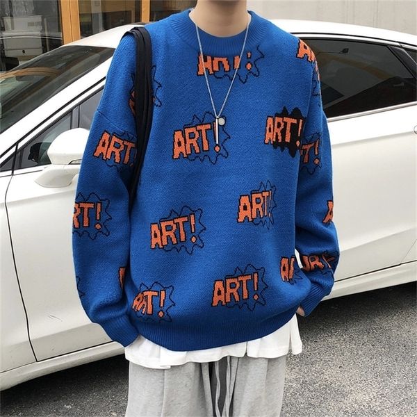 privathinker autumn winter men's sweater casual graphic printed pullovers clothing woman korean streetwear woman sweaters 201224, White;black
privathinker autumn winter men's sweater casual graphic printed pullovers clothing woman korean streetwear woman sweaters 201224, White;black