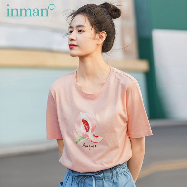inman summer arrival literary pure and fresh pure cotton fruit printed loose slimmed short sleeve tshirt y200412, White
inman summer arrival literary pure and fresh pure cotton fruit printed loose slimmed short sleeve tshirt y200412, White