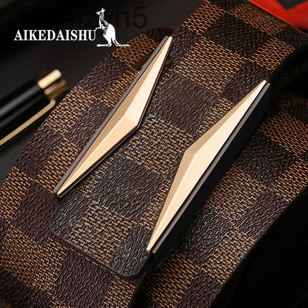 belts designer men's leather belt high-grade business smooth buckle cowhide fashion pants light luxury versatile trend k5li, Black;brown
belts designer men's leather belt high-grade business smooth buckle cowhide fashion pants light luxury versatile trend k5li, Black;brown