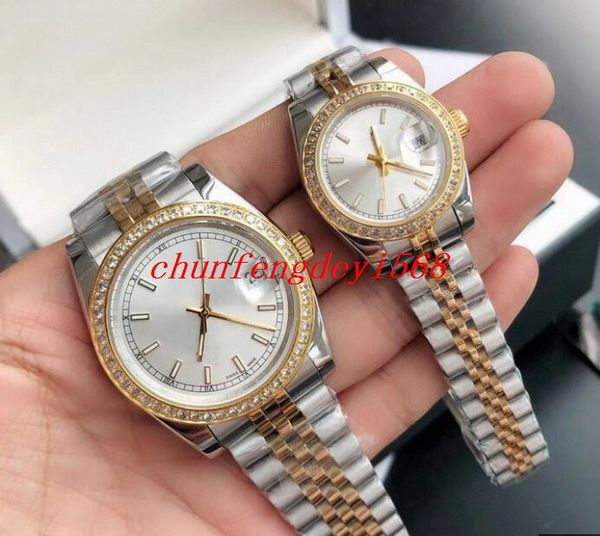 tw factory v6 version 2pcs automatic mechanical 8215 movement couple watch 28 36 41 mm sapphire mirror waterproof watch luminous fine steel, Slivery;brown
tw factory v6 version 2pcs automatic mechanical 8215 movement couple watch 28 36 41 mm sapphire mirror waterproof watch luminous fine steel, Slivery;brown