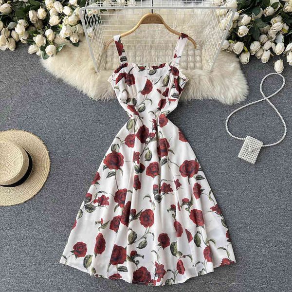casual dresses light mature style french floral skirt suspender summer sweet waist closing thin dress women's long 5adu, Black;gray
casual dresses light mature style french floral skirt suspender summer sweet waist closing thin dress women's long 5adu, Black;gray