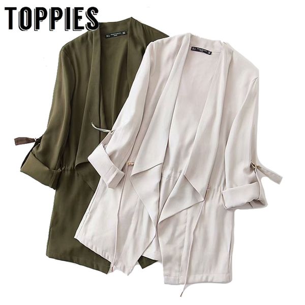 army green trench coat women cardigan coat 2019 autumn asymmetrical windbreaker slim waist streetwear casacos femininos t200810, Tan;black
army green trench coat women cardigan coat 2019 autumn asymmetrical windbreaker slim waist streetwear casacos femininos t200810, Tan;black