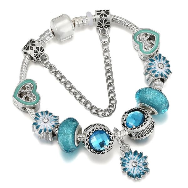 16-21cm charm bracelet purple 925 silver murano glass beads fit pandora european bracelets daisy enamel pendant charm bead accessories diy j, Black
16-21cm charm bracelet purple 925 silver murano glass beads fit pandora european bracelets daisy enamel pendant charm bead accessories diy j, Black