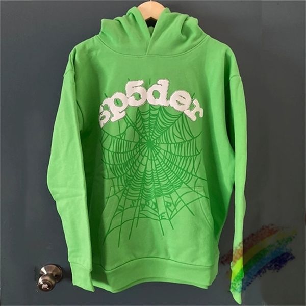 green foam printing sp5der young thug 555555 angel hoodies men women 1 1 highquality spider web pullover sweatshirts 220720, Black
green foam printing sp5der young thug 555555 angel hoodies men women 1 1 highquality spider web pullover sweatshirts 220720, Black