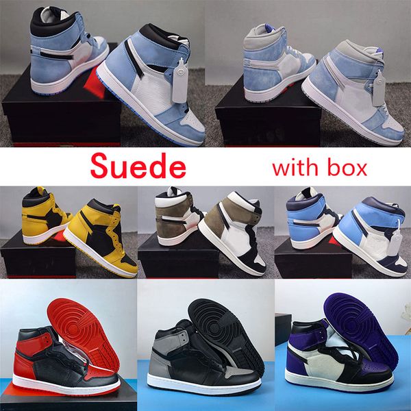 men sneakers 1s basketball running shoes 1 university blue suede dark mocha obsidian hyper royal shadow unc black crimson tint womens sports
men sneakers 1s basketball running shoes 1 university blue suede dark mocha obsidian hyper royal shadow unc black crimson tint womens sports