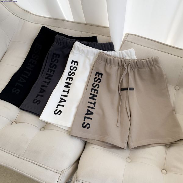 european and american high street brand essential summer shorts double thread season 7 silicone letter couple sports capris, White;black
european and american high street brand essential summer shorts double thread season 7 silicone letter couple sports capris, White;black