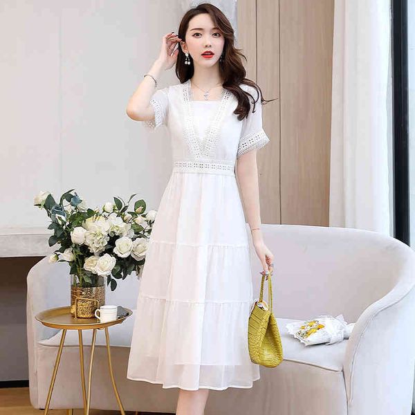 casual dresses white chiffon dress women's summer 2022 slim temperament celebrity light mature small thin skirt 5d7n, Black;gray
casual dresses white chiffon dress women's summer 2022 slim temperament celebrity light mature small thin skirt 5d7n, Black;gray