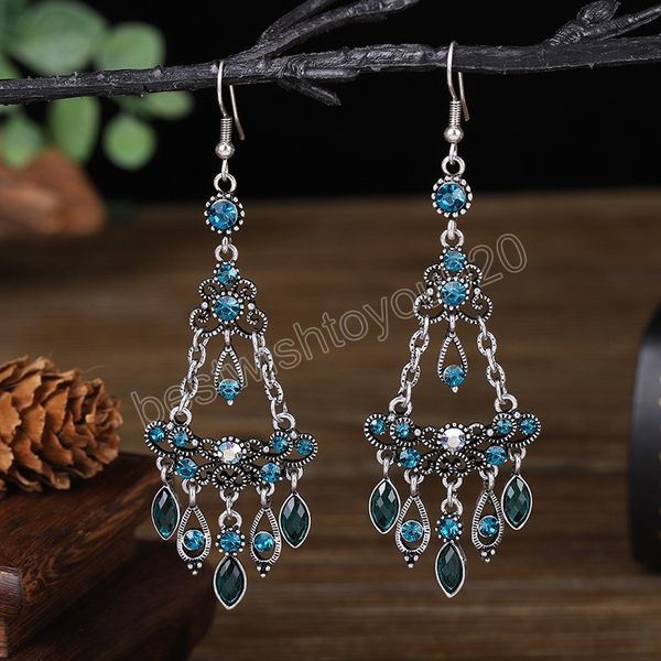 vintage ethnic long water drop tassel earrings for women boho colorful hollow rhinestone crystal dangle earrings wedding jewelry, Silver
vintage ethnic long water drop tassel earrings for women boho colorful hollow rhinestone crystal dangle earrings wedding jewelry, Silver