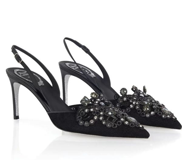 italy design jewel slingbacks veneziana sandals rene bridal party wedding caovilla pumps exclusive look lace pointed toe high heels eu35-42, Black
italy design jewel slingbacks veneziana sandals rene bridal party wedding caovilla pumps exclusive look lace pointed toe high heels eu35-42, Black