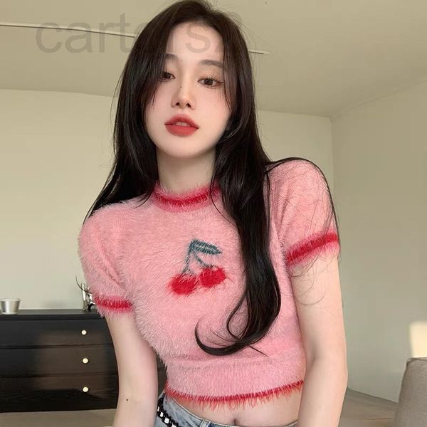 women's knits & tees designer chaopai 22 early spring new sweet soft waxy spice girl pure desire wind cherry short slim fitting knitted, White
women's knits & tees designer chaopai 22 early spring new sweet soft waxy spice girl pure desire wind cherry short slim fitting knitted, White