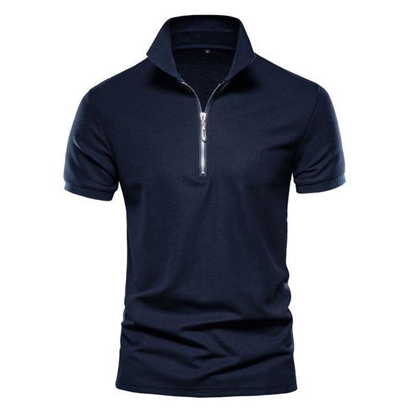 drop summer cotton men polos solid slim fit zipper patchwork polo shirt men fashion business casual polo men 220704, White;black
drop summer cotton men polos solid slim fit zipper patchwork polo shirt men fashion business casual polo men 220704, White;black