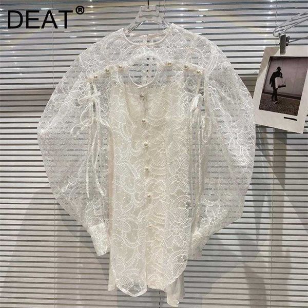 deat women lace crochet big size shirt arrivals turn-down collar long sleeve fashion temperament spring summer 11d1060 210709, White
deat women lace crochet big size shirt arrivals turn-down collar long sleeve fashion temperament spring summer 11d1060 210709, White