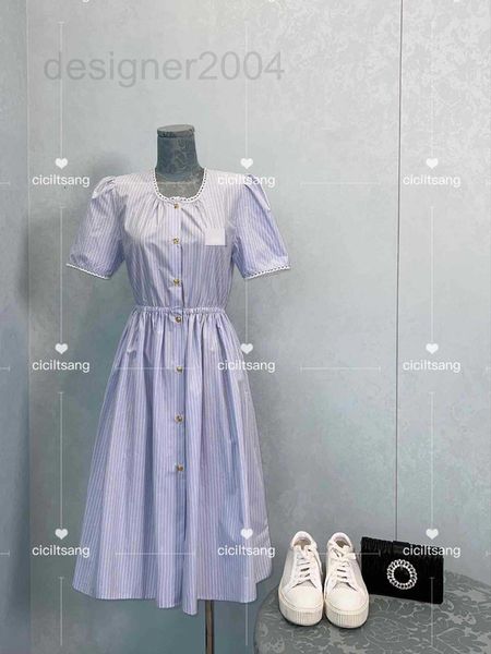 casual dresses designer 2022 new aging lace round neck light blue stripe high waist short sleeve dress long skirt g2d1, Black;gray
casual dresses designer 2022 new aging lace round neck light blue stripe high waist short sleeve dress long skirt g2d1, Black;gray