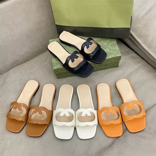 designer slippers women cutout double g letter sandals leather flat slides ladies wedding party slipper summer beach flip flops, Black
designer slippers women cutout double g letter sandals leather flat slides ladies wedding party slipper summer beach flip flops, Black