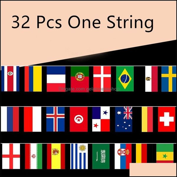 banner flags qatar 2022 football the 32 hang on one rope flag string dhbyd 
banner flags qatar 2022 football the 32 hang on one rope flag string dhbyd