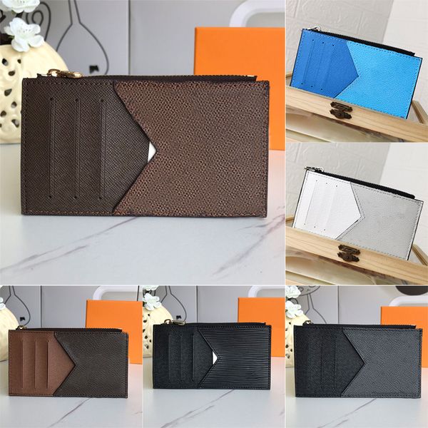 classic flower coin card holder designer leather wallet womens mens zipped coin pocket cc holders recto verso purse silver hardware coins po, Brown;gray
classic flower coin card holder designer leather wallet womens mens zipped coin pocket cc holders recto verso purse silver hardware coins po, Brown;gray