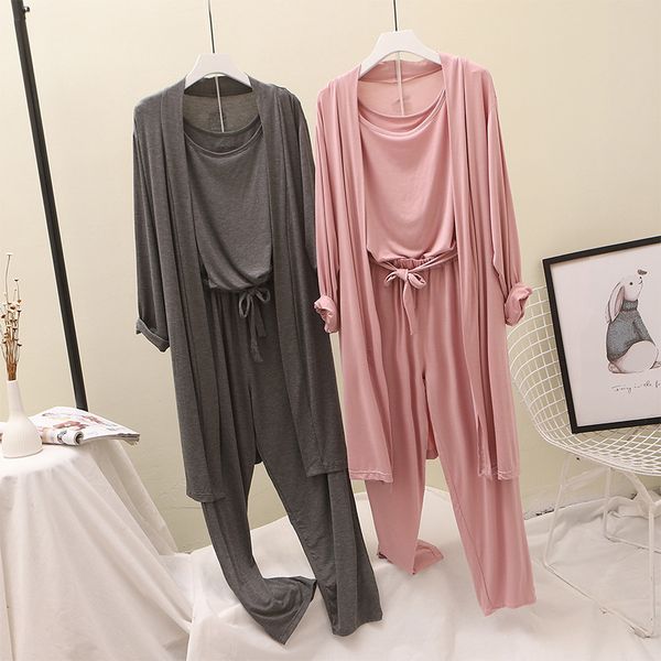 modal pajamas suits women home wear fashion goddess cardigantank ants threepieces set outfit lazy wind 201113, Black;red
modal pajamas suits women home wear fashion goddess cardigantank ants threepieces set outfit lazy wind 201113, Black;red