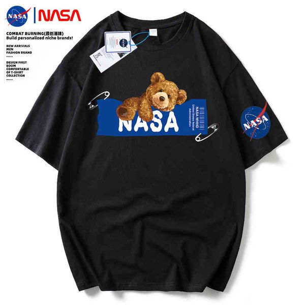 nasa fashion brand co branded high sense couple's summer wear female 2022 new niche design super fire t-shirt short sleeve, White;black
nasa fashion brand co branded high sense couple's summer wear female 2022 new niche design super fire t-shirt short sleeve, White;black