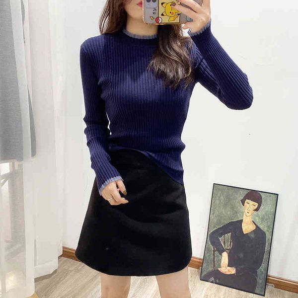 women's sweaters 's autumn sweet fungus edge round neck slim fitting sweater women's long sleeved pullover with bottomed ajm, White;black
women's sweaters 's autumn sweet fungus edge round neck slim fitting sweater women's long sleeved pullover with bottomed ajm, White;black