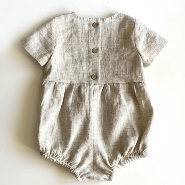 korean style summer toddler baby boys girl romper cotton short sleeve linen infant girls jumpsuit, Blue
korean style summer toddler baby boys girl romper cotton short sleeve linen infant girls jumpsuit, Blue