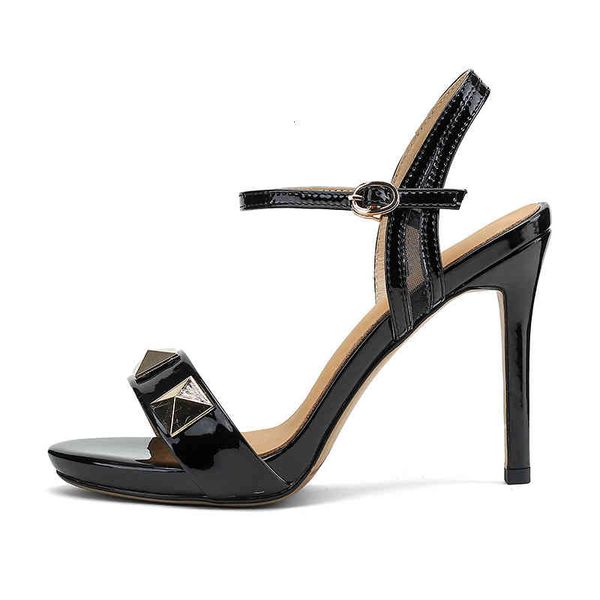 sandals spring and summer women's shoes round head thin heel high heels open toe snap hollow rivet sandals 7eeh, Black
sandals spring and summer women's shoes round head thin heel high heels open toe snap hollow rivet sandals 7eeh, Black