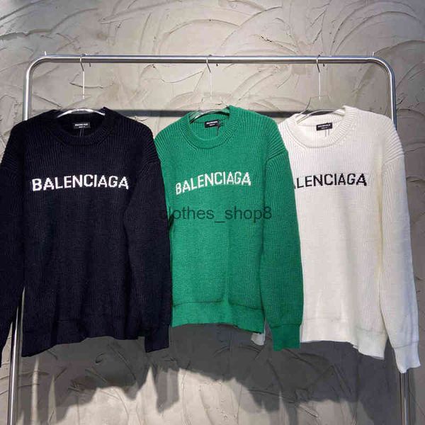 designer hoodies balencaigass men's sweaters paris autumn and winter new letter knitted round neck wo same couple lei, Black
designer hoodies balencaigass men's sweaters paris autumn and winter new letter knitted round neck wo same couple lei, Black