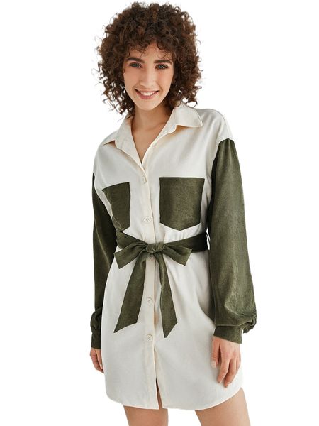 drop shoulder patch pocket belted shirt dress f4em#, Black;gray
drop shoulder patch pocket belted shirt dress f4em#, Black;gray