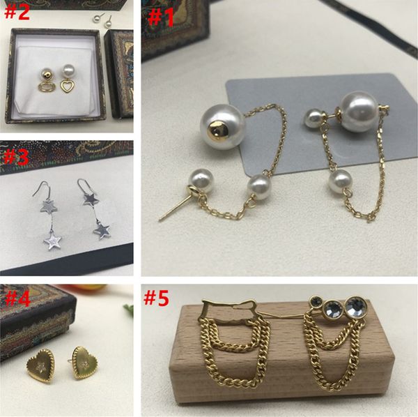 women designer earrings girls ladies fashion famous jewelry letter luxury jewelry individuality earring accessories 9styles, Golden;silver
women designer earrings girls ladies fashion famous jewelry letter luxury jewelry individuality earring accessories 9styles, Golden;silver