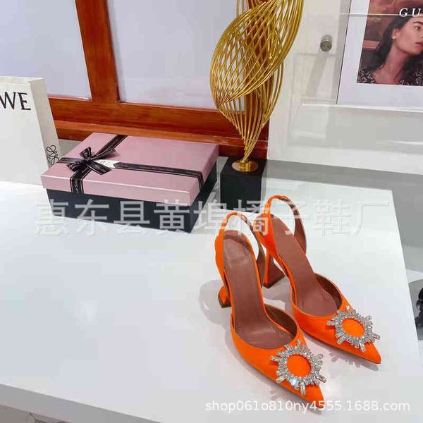sandals huizhou women's shoes orange high-heeled sandals pointed sunflower wine cup and empty behind baotou, Black
sandals huizhou women's shoes orange high-heeled sandals pointed sunflower wine cup and empty behind baotou, Black