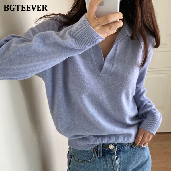 chic lapel women sweaters jumpers long sleeve loose female knitted pullovers 2021 autumn winter ladies knitwear, White;black
chic lapel women sweaters jumpers long sleeve loose female knitted pullovers 2021 autumn winter ladies knitwear, White;black