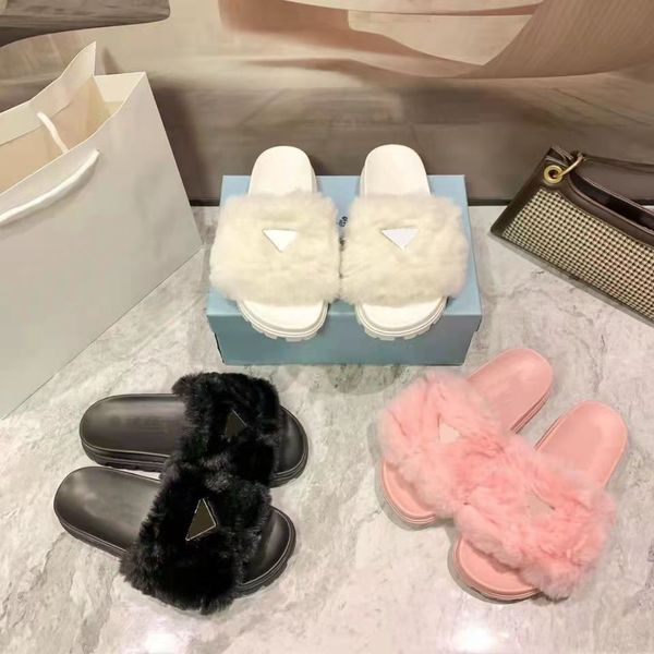 2022 designers wool slippers autumn winter warm women slide fluffy furry sandals luxurys comfortable letters fuzzy slipper, Black
2022 designers wool slippers autumn winter warm women slide fluffy furry sandals luxurys comfortable letters fuzzy slipper, Black